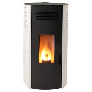 Stufa a pellet CTL Emy 8 kW bianca