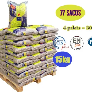 Pellet Asturias ENplus A1 – 4 pallet, 308 sacchi da 15 kg