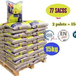 Pellet Asturias ENplus A1 – 2 pallet, 154 sacchi da 15 kg