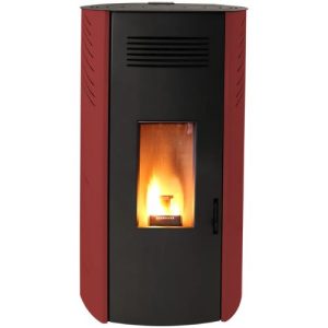 Stufa a pellet CTL Emy 8 kW bordeaux