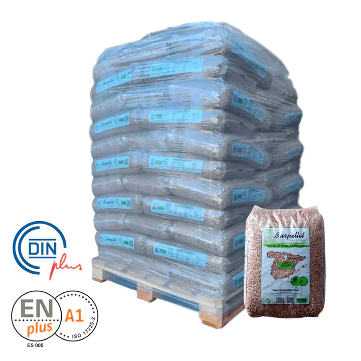 Burpellet ENplus A1 – 2 pallet, 144 sacchi da 15 kg